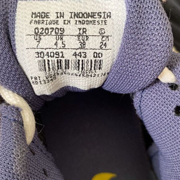 Nike Air Max Lace Up Low Top Running Athletic Sneaker Shoes Purple Blue Size 7 - Picture 4 of 5